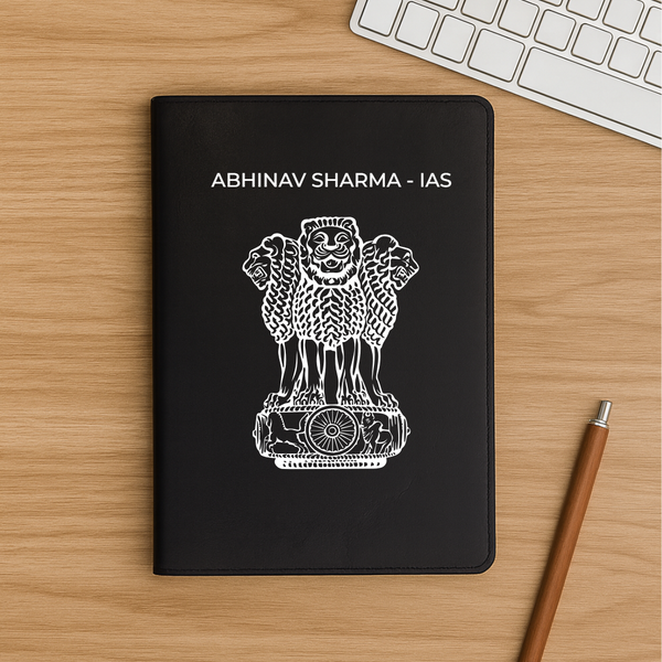 Personalized Diary - Indian Emblem